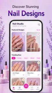 Designs e ideias de nail art screenshot 1