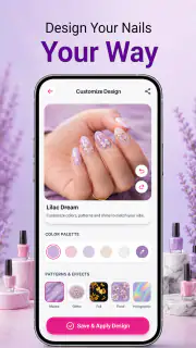 Designs e ideias de nail art screenshot 6
