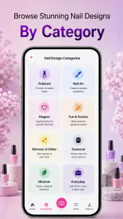 Designs e ideias de nail art screenshot 8