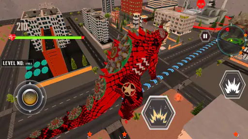 Destruição Cidade Titãs Kaiju screenshot 4