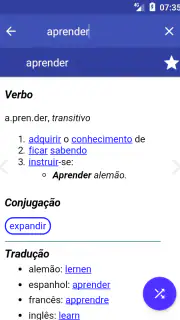 Dicionário de Português screenshot 1