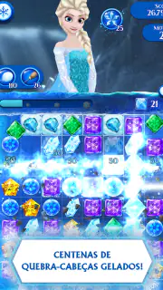 Disney Frozen Free Fall screenshot 1