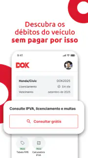 Dok: licenciamento 2026 e IPVA screenshot 3
