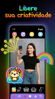 Doodle Arte: Brilho Neon screenshot 3