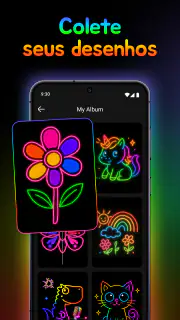 Doodle Arte: Brilho Neon screenshot 5