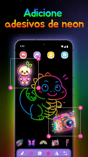 Doodle Arte: Brilho Neon screenshot 7