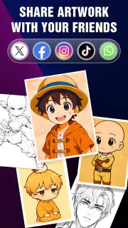 Draw Anime: AR Drawing Sketch screenshot 6
