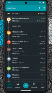 Drivvo - Gestão de veículos screenshot 2