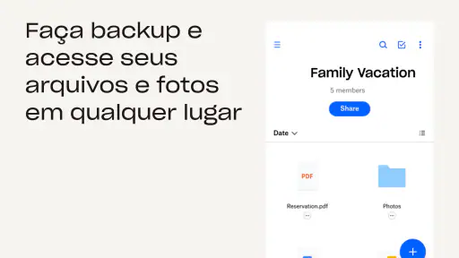 Dropbox: Armazenamento seguro screenshot