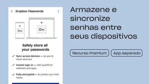 Dropbox: Armazenamento seguro screenshot