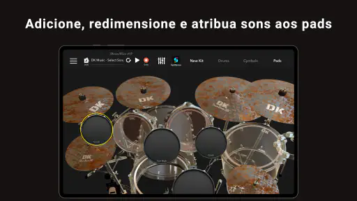 DrumKnee Bateria Eletrônica 3D screenshot 7