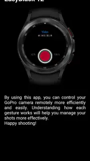 EasyBlack 12 for GoPro,Wear OS screenshot 1
