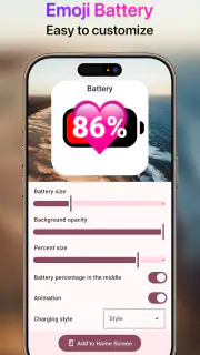 Emoji Battery Widget screenshot 3