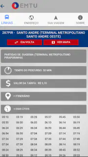 EMTU Oficial screenshot 5