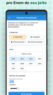 Enem 2026 Questões e Simulados screenshot 2