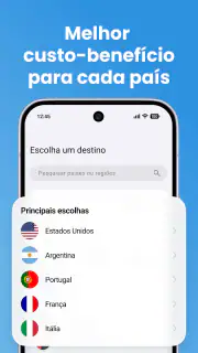 eSIM Viagens e Dados Móveis screenshot 2