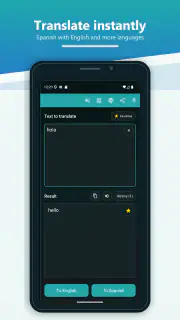 Espanhol Inglês tradutor Pro screenshot 1