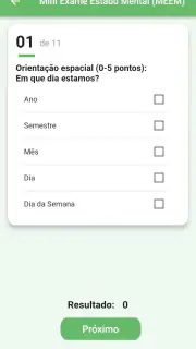 Exames Cognitivos screenshot 2