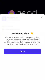Expo Go screenshot 3