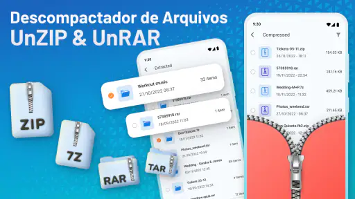 Extrair Arquivos - ZIP e RAR screenshot 1