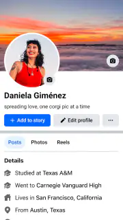 Facebook screenshot 2