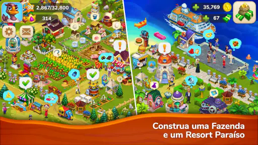 Farmington - Jogo de fazenda screenshot