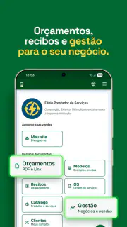 Fazer Orçamento PDF + Gestão screenshot 1