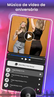 Fazer vídeo de aniversário screenshot 4