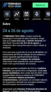Febraban Tech screenshot 2