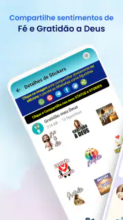 Figurinhas de Gratidão screenshot 1