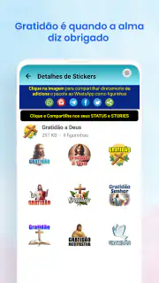 Figurinhas de Gratidão screenshot 5