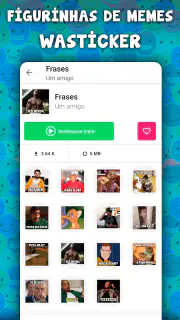 Figurinhas de memes WASticker screenshot 4