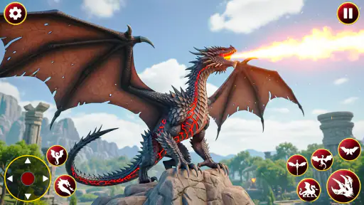 Flying Dragon Sim: Be A Dragon screenshot 5