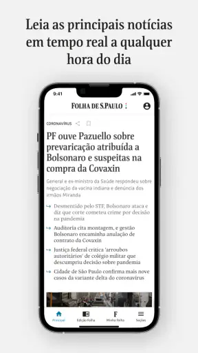 Folha de S.Paulo screenshot