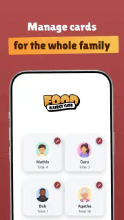 Food Allergy Card screenshot 3
