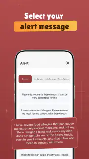 Food Allergy Card screenshot 6