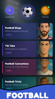 Football Bingo - Footy Games screenshot 1