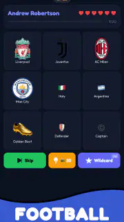 Football Bingo - Footy Games screenshot 2