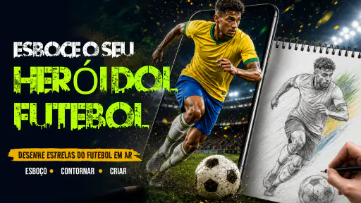 Football Draw: Sketch & Trace screenshot 1