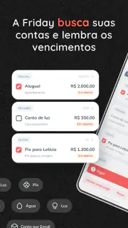Friday: pagamento de contas screenshot 3