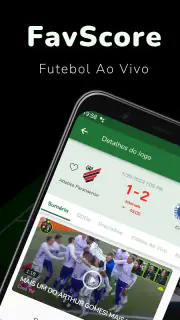 Futebol Ao Vivo - FavScore screenshot 1