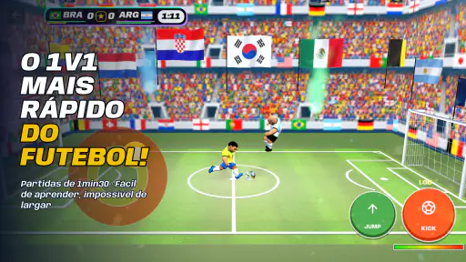 Futebol Batalha: Gol a Gol x1 screenshot 1
