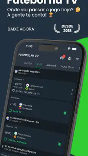 Futebol na TV - Onde Assistir screenshot 1