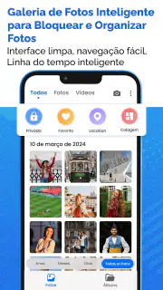 Galeria de fotos e álbuns screenshot 1