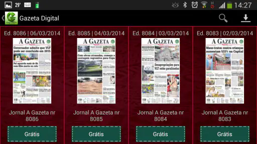 Gazeta Digital screenshot 2