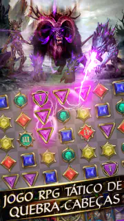 Gemstone Legends: RPG match 3 screenshot 6