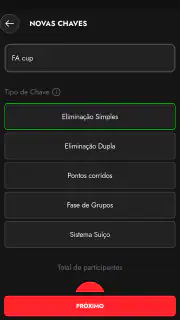 Gerenciador: torneios e chaves screenshot 2