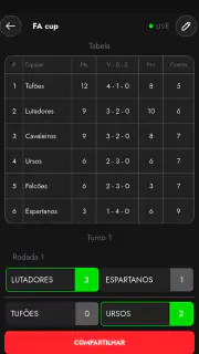 Gerenciador: torneios e chaves screenshot 4