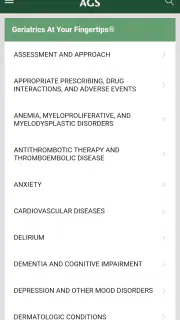 Geriatrics At Your Fingertips screenshot 7
