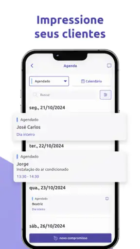 Gestão de orçamentos e pedidos screenshot